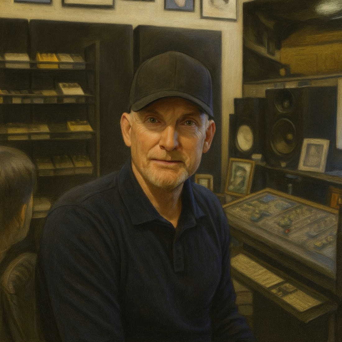Portrait of StevieG in the studio